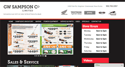 Desktop Screenshot of gwsampson.com