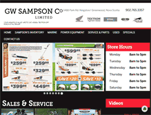 Tablet Screenshot of gwsampson.com